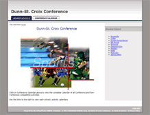 Tablet Screenshot of dunn-stcroixconference.org